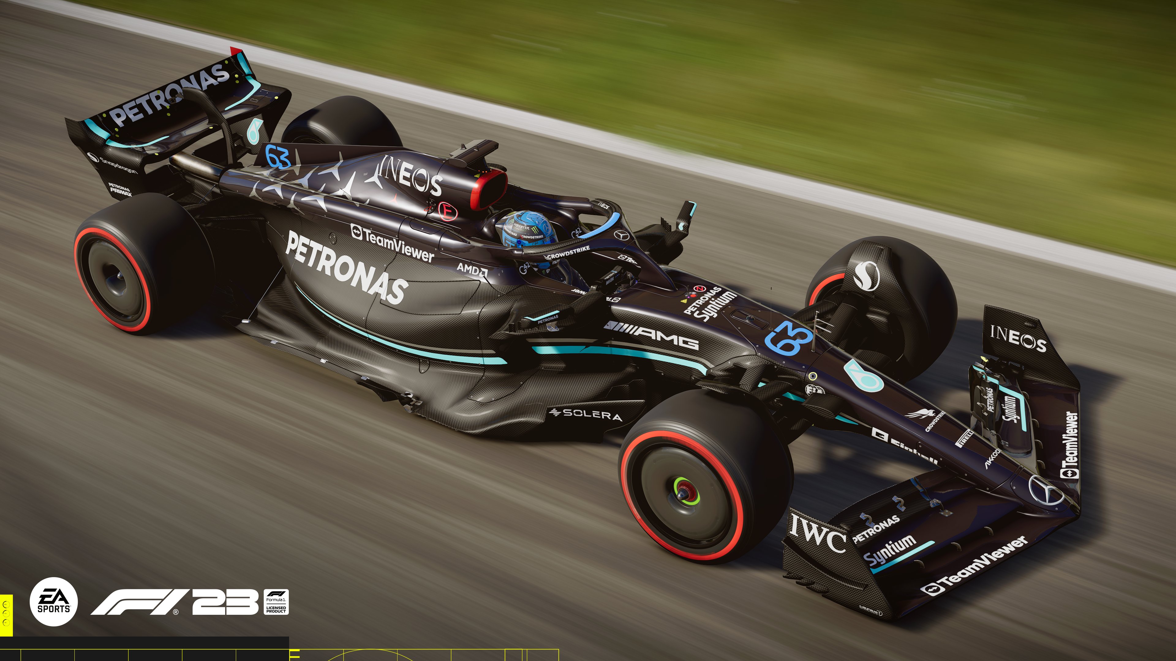 F1 23 Mercedes car.